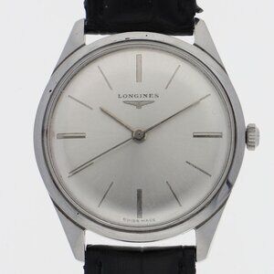 LONGINES Watches Stainless Steel/leather Hand Winding